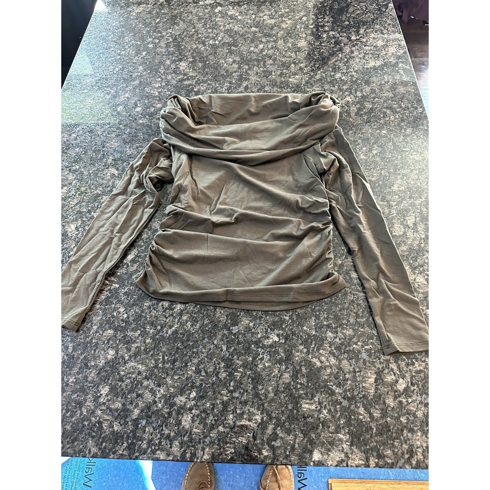 New‎ Reformation Florentina Long Sleeve Shirt. Top Size Small Women's